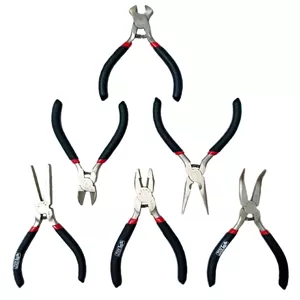 انبر مینیاتوری اطلس مدل AA6PCS مجموعه 6 عددی