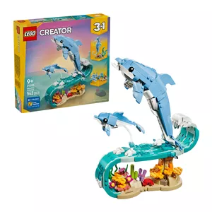لگو 542 تکه سری Creator 3-in-1 مدل Sea Animals: Beautiful Dolphins کد 31385