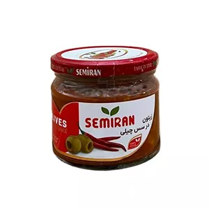زیتون در سس چیلی سمیران - 300 گرم