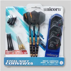 دارت یدک یونیکورن مدل BRASS CONVERTA بسته 3 عددی
