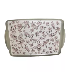 سینی دسته‌دار مدل Magnolia سایز 34x24 سانتی متر