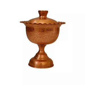 قندان مسی مدل لب چین کد ZH395.2