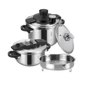 زودپز دوقلو جی فی نی مدل NEW-G02  گنجایش 6و 4 لیتر