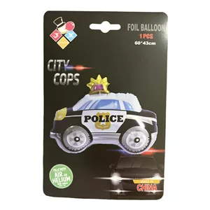بادکنک فویلی فویل بالن مدل ماشین پلیس کد 7111