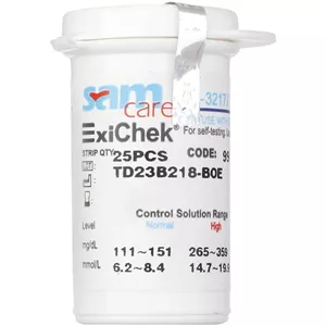 نوار تست قند خون اکسی چک مدل TD-3217 و TD-4224 بسته 50 عددی به همراه سوزن تست بسته 50 تایی
