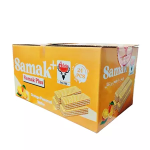 ویفر کرمدار پرتقال آدرین - 30 گرم بسته 24 عددی