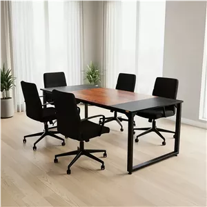 میز جلسه دیزم مدل مونتاژی TLD_asm_180×90_Tri سایز 180×90 سانتی متر