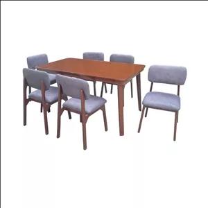 میز و صندلی ناهارخوری شش نفره گروه تولید اسپیناس مدل Pro Max -180006
