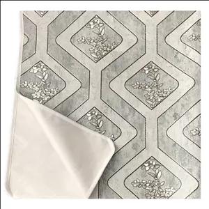 سفره 12 نفره مدل لوتوس طرح پشت نخی کد 05 سایز 250×140 سانتی متر