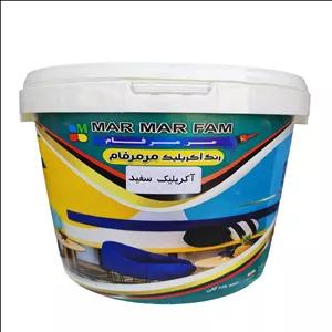 رنگ اکریلیک سفید مات نمای بیرون  مرمرفام کد 304 وزن 10 کیلوگرم