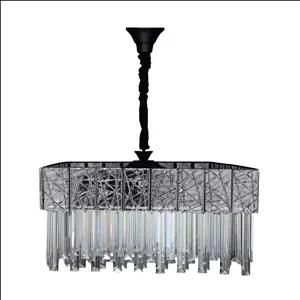 لوستر 16 شعله چشمه نور کد N2435/60-60BK