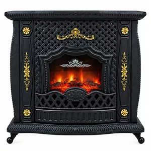 بخاری گازی زمینی مهساران مدل شومینه 34هزار