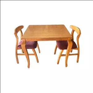میز و صندلی ناهارخوری دو نفره گالری چوب آشنایی مدل Khod-Kh-Mehr2