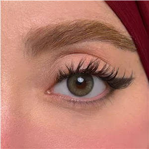 لنز چشم یونیک مدل WISTERIA رنگ طوسی سبز دوردار 