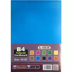  مقوا رنگی لیدر مدل M10 سایز 25x35 سانتی متر بسته 10 عددی