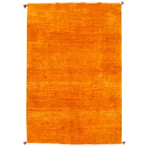 گبه دستباف فارس 3.59 متری سی پرشیا مدل 122629 زمینه نارنجی
