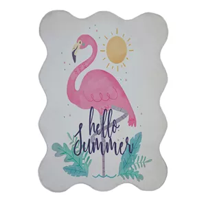 پادری مدل دالبر طرح فلامینگو.کد 8335 سایز 80x110 سانتی متر 