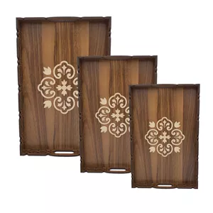 سینی پذیرایی مدل slz-1 مجموعه 3 عددی