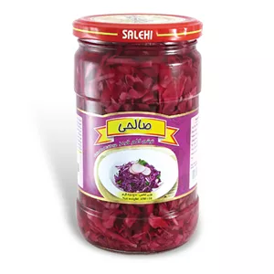 ترشی کلم قرمز پاستوریزه ممتاز صالحی - 650 گرم