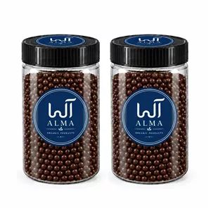 شکلات توپی مقاوم به حرارت آلما - 800 گرم بسته 2 عددی 