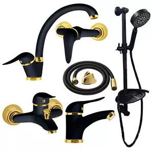 ست شیرآلات فراست پویا مدل صدف مجموعه 6 عددی