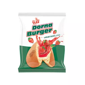 کیک درنا برگر توت فرنگی درنا - 40 گرم