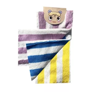 آروغ‌گیر نوزاد مدل راه راه پولیش سایز 30x30 سانتی‌متر