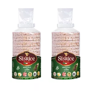 رایس کیک زیره سیاه بدون گلوتن سیس رایس بسته 2 عددی