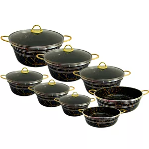 سرویس پخت و پز گرانیتی 14 پارچه دایان مدل ماربل