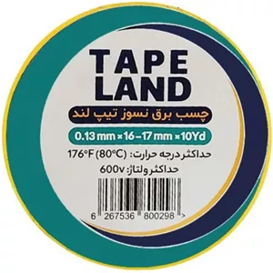 چسب برق تیپ لند مدل01Blk طول ۱۰ یارد بسته ده عددی