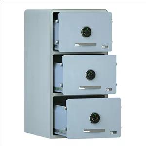 صندوق الکترونیکی سدید مدل فایل اداری نسوز اثرانگشتی 3 کشو 1100FAC وزن 175 کیلوگرم