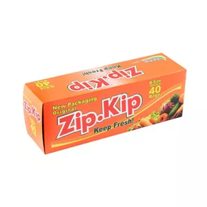کیسه زیپ دار زیپ کیپ مدل B سایز 20*18 بسته 40 عددی