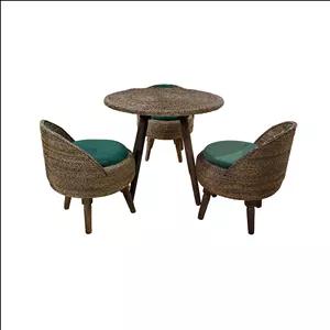 میز و صندلی ناهارخوری سه نفره گالری چوب آشنایی مدل Hsr3