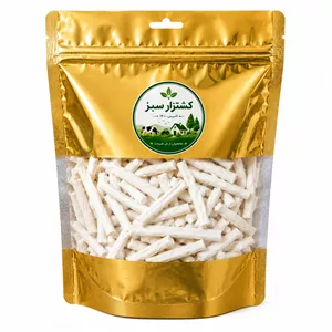 کشک رشته ایی تهیه شده از ماست کشتزار سبز وزن 100 گرم