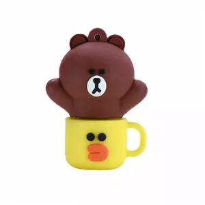 فلش مموری طرح خرس براون مدل Ul-Brown ظرفیت 32 گیگابایت