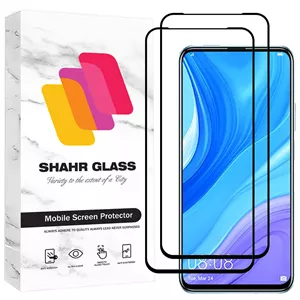 محافظ صفحه نمایش شیشه ای شهر گلس مدل FUL2 مناسب برای گوشی موبایل هوآوی Y9s / Y9 Prime 2019 / P Smart Z / آنر 9X Pro / 9X بسته دو عددی