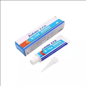 چسب سیلیکون کافوتر مدل K-704 وزن 45gr بسته ۱۰۰ عددی