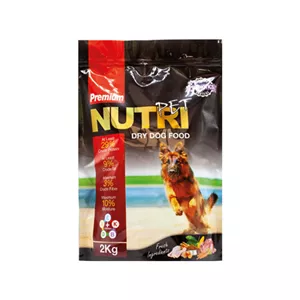 غذای خشک سگ نوتری پت مدل premium وزن 2000 گرم