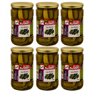 خیارشور ممتاز انتخاب - 640 گرم بسته 6 عددی