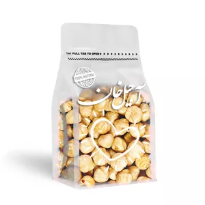 مغز فندق برشته پوست کنده سفید بی نمک - 300 گرم