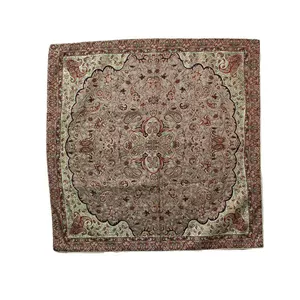 رومیزی ترمه نگین خاتم طرح شاه عباسی یزد کد ya90242105