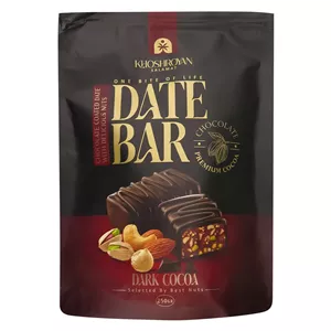 شکلات بار چهارمغز خرمایی دیت بار - 250 گرم