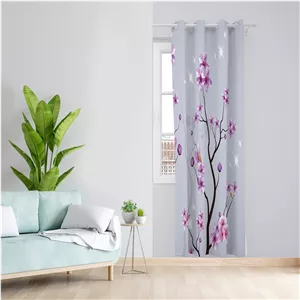 پرده طرح بهار مدل مخمل پانچی کد 1348 z سایز 140x200 سانتی متر