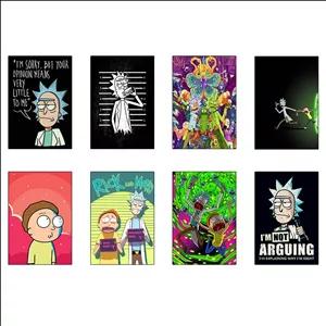 پوستر کارنيکا طرح ریک و مورتی کد 37827 مجموعه 8 عددی