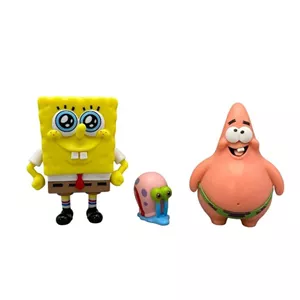 فیگور مدل باب اسفنجی و پاتریک SpongeBob مجموعه 3 عددی