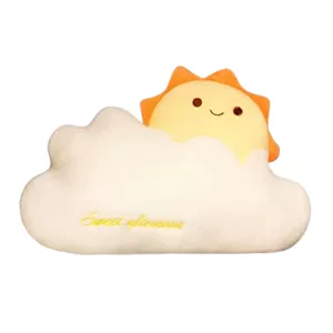 کوسن کودک مدل ابر و خورشید سایز ۵۰×۳۳ سانتی متر