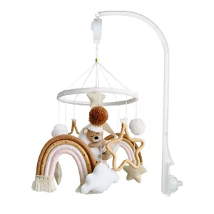 آویز تخت کودک مدل موزیکال طرح ستاره