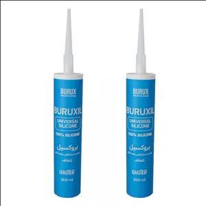 چسب سیلیکونی بروکس مدل BURUXIL حجم 300 میلی لیتر بسته 2 عددی