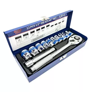 آچار بکس باس مدل 27_160-BS مجموعه 12 عددی