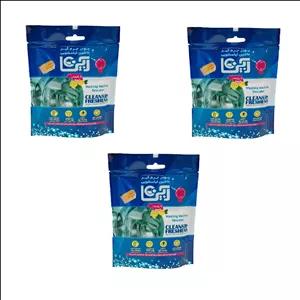 پودر جرم گیر ماشین لباسشویی آبیسان مدل M07 وزن 250 گرم بسته 3 عددی